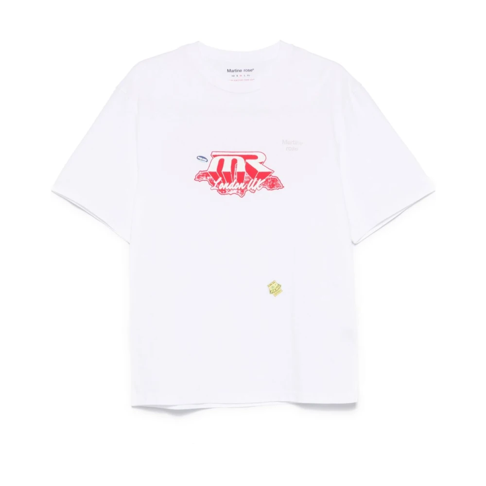 Martine Rose Witte T-shirts en Polos White Heren