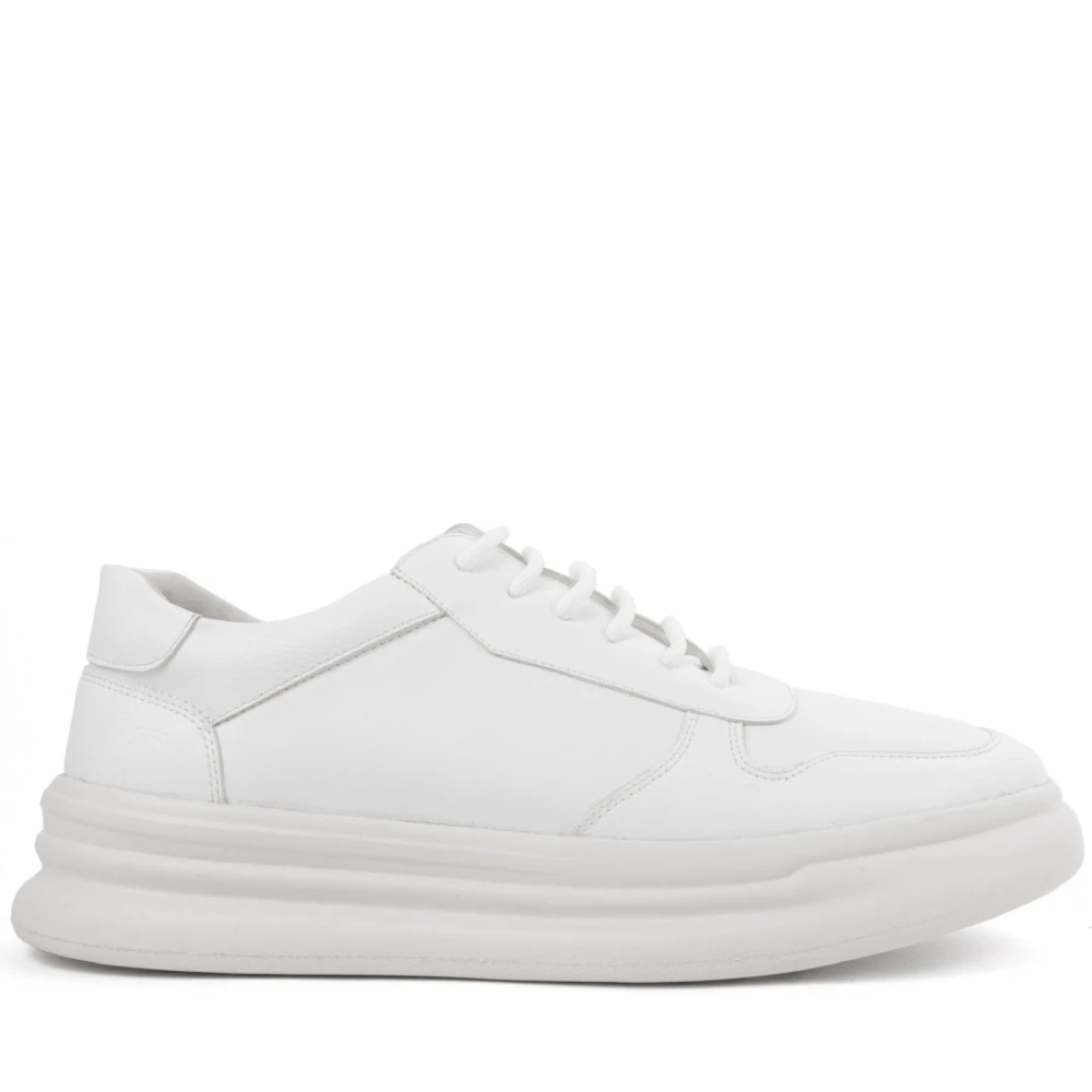 Fregatta Stockholm Witte Casual Sneakers voor Mannen Heren Schoenen
