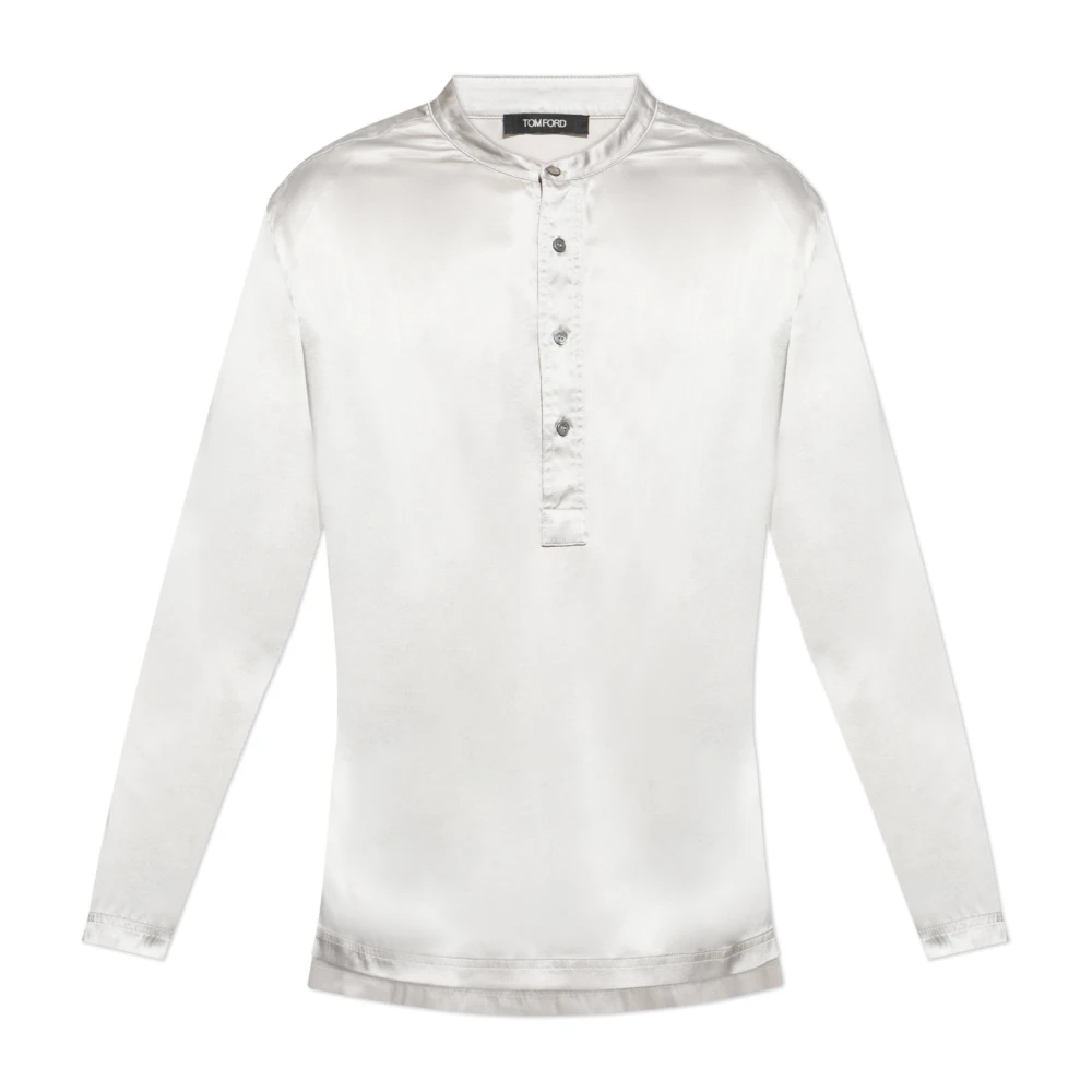 Tom Ford Uomo Grigio Top Da Pigiama No