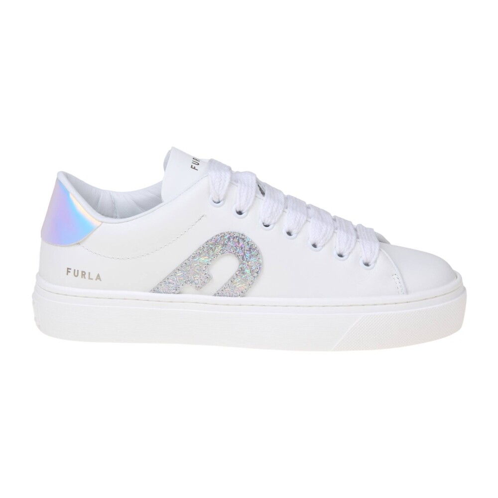 Sneakers bianche deals con glitter