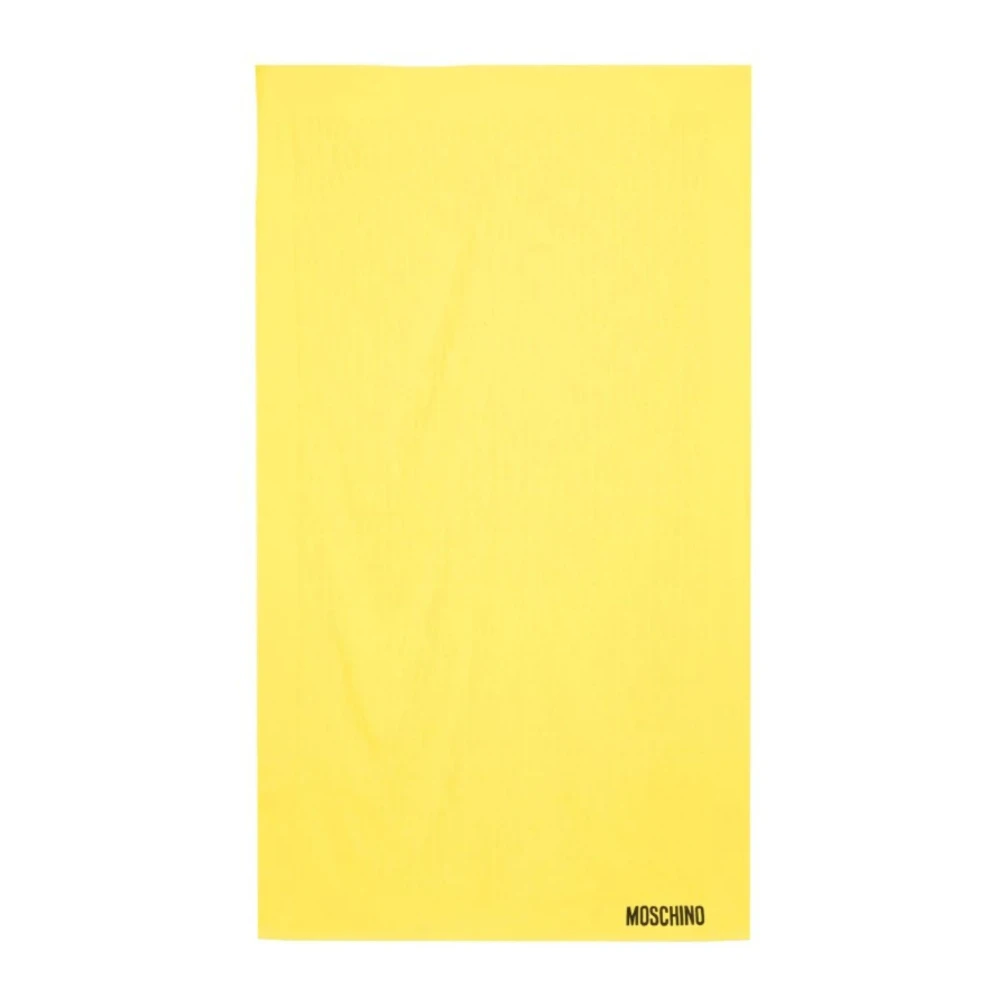 Moschino Herenondergoed Strandhanddoek Yellow Heren