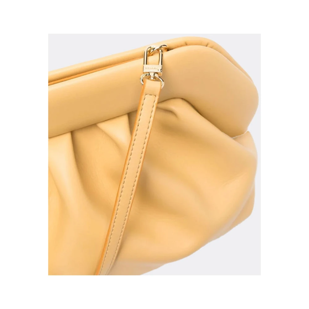 THEMOIRè Vegan Fabric Clutch Bag Chaitea Yellow Dames