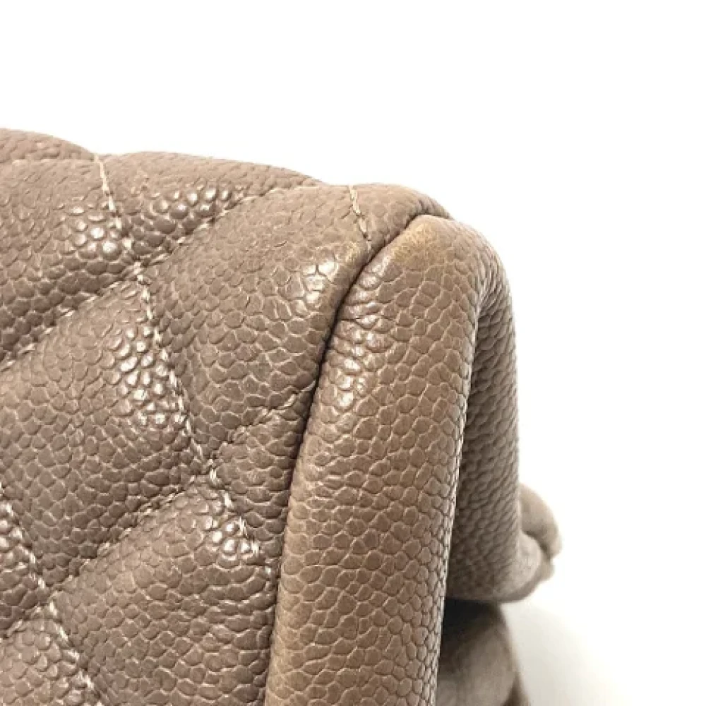 Chanel Vintage Pre-owned Leather chanel-bags Brown Dames