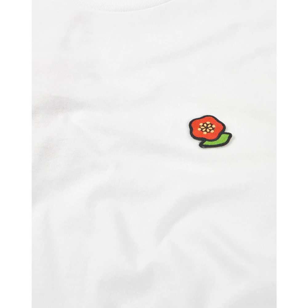 Kenzo Geborduurd Pop Shirt White Heren
