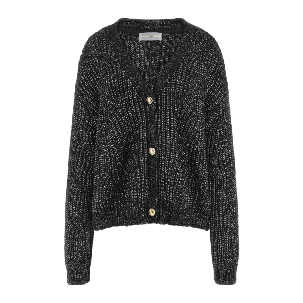 Guess Stijlvolle Cardigan voor Vrouwen Black Dames