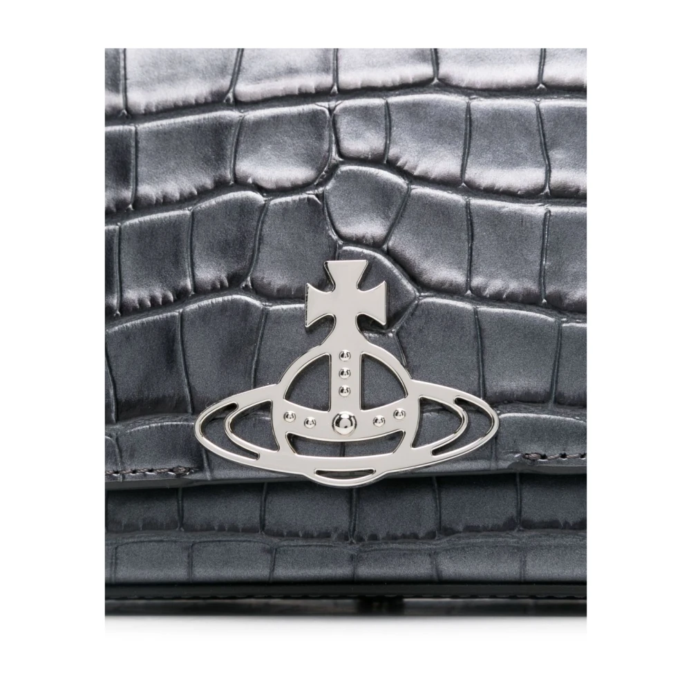 Vivienne Westwood Grijze Schoudertas met Overslag Gray Dames