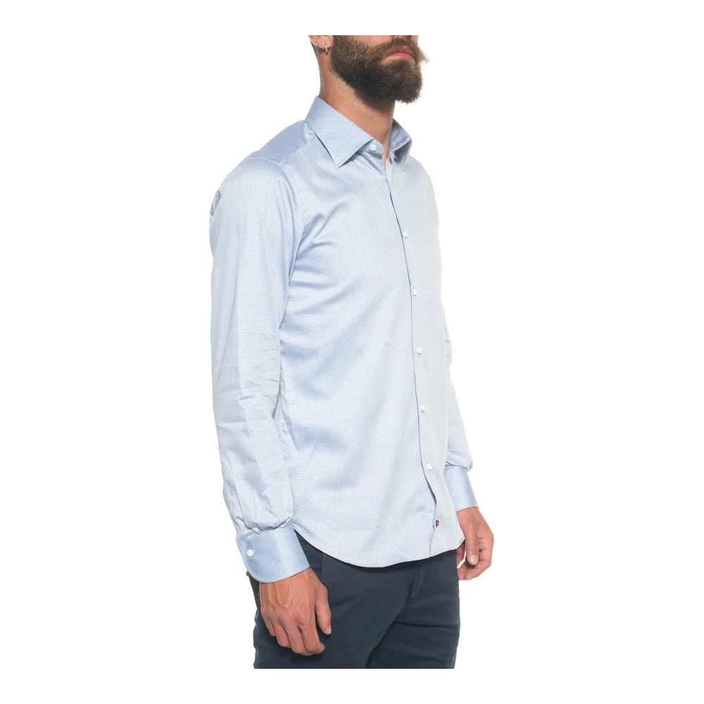 Càrrel Italiaanse Check Overhemd Blue Heren