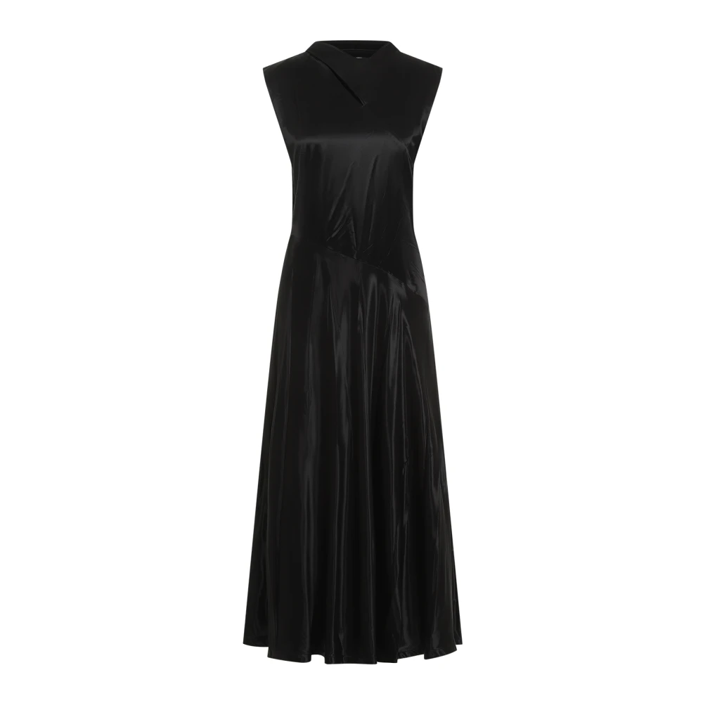 Jil Sander Zwarte Jurk Aw24 Black Dames