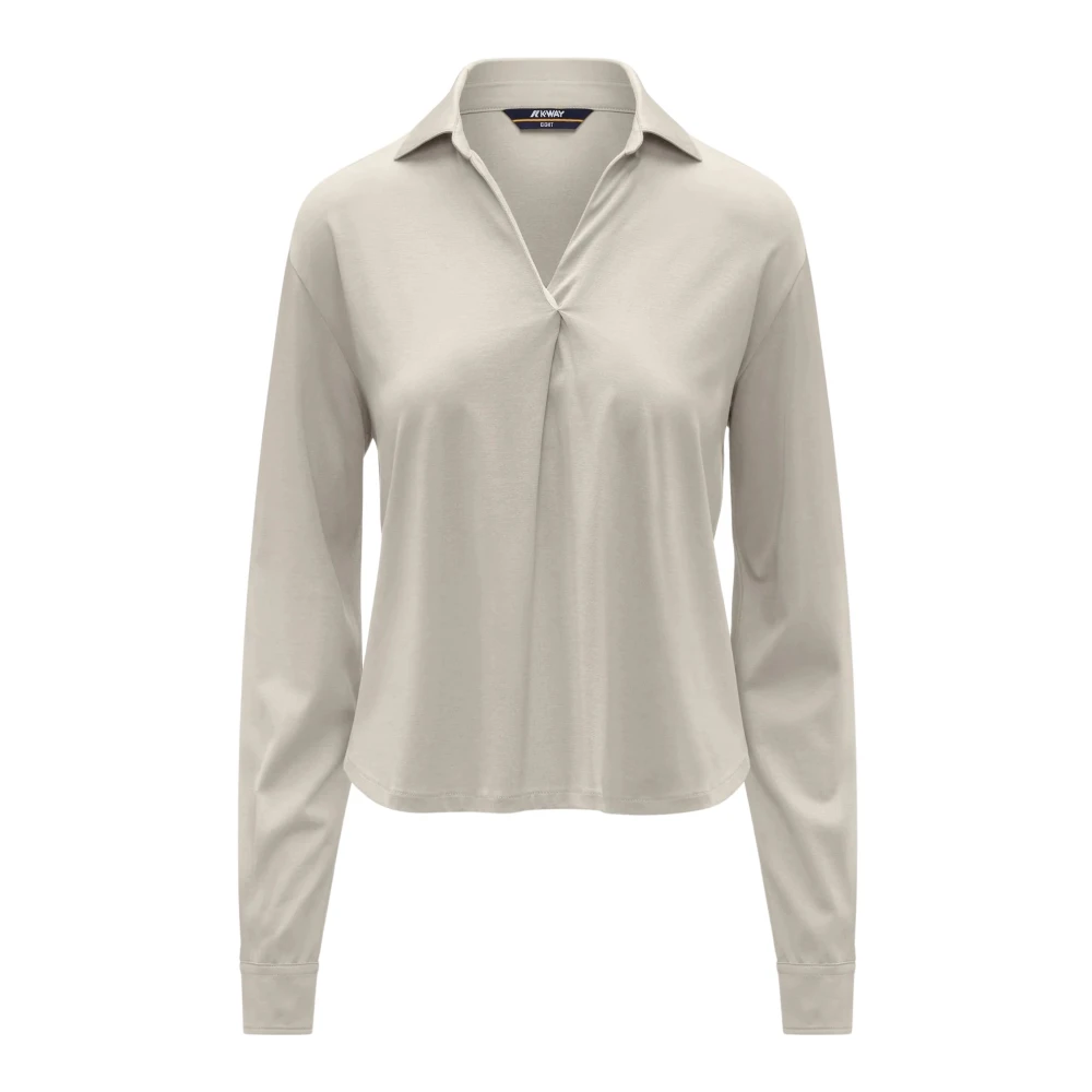 K-Way Damen Beige Oberteile, Mgröße: