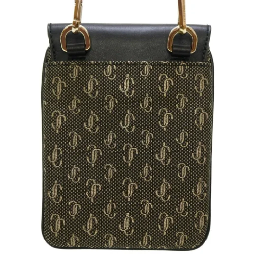 Jimmy Choo Pre-owned Fabric shoulder-bags Brown Dames