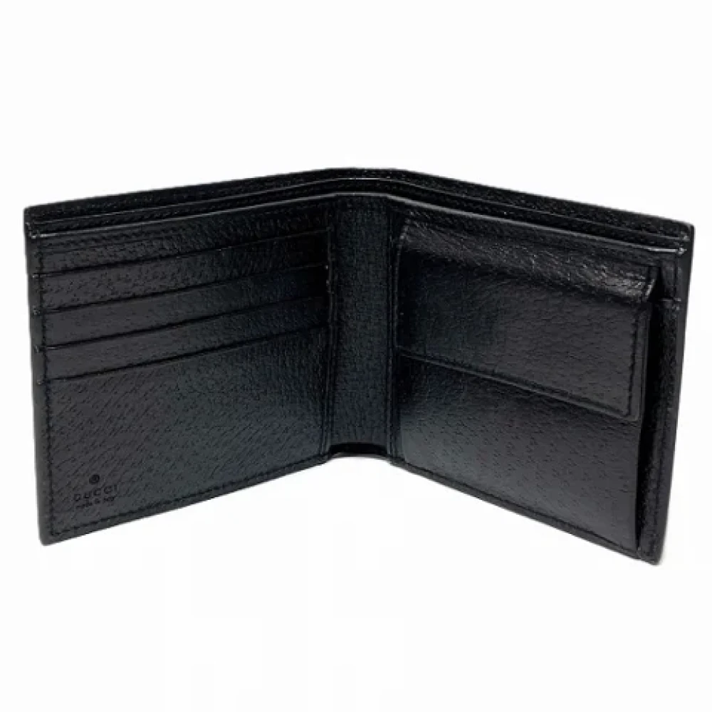 Gucci Vintage Pre-owned Leather wallets Blue Dames
