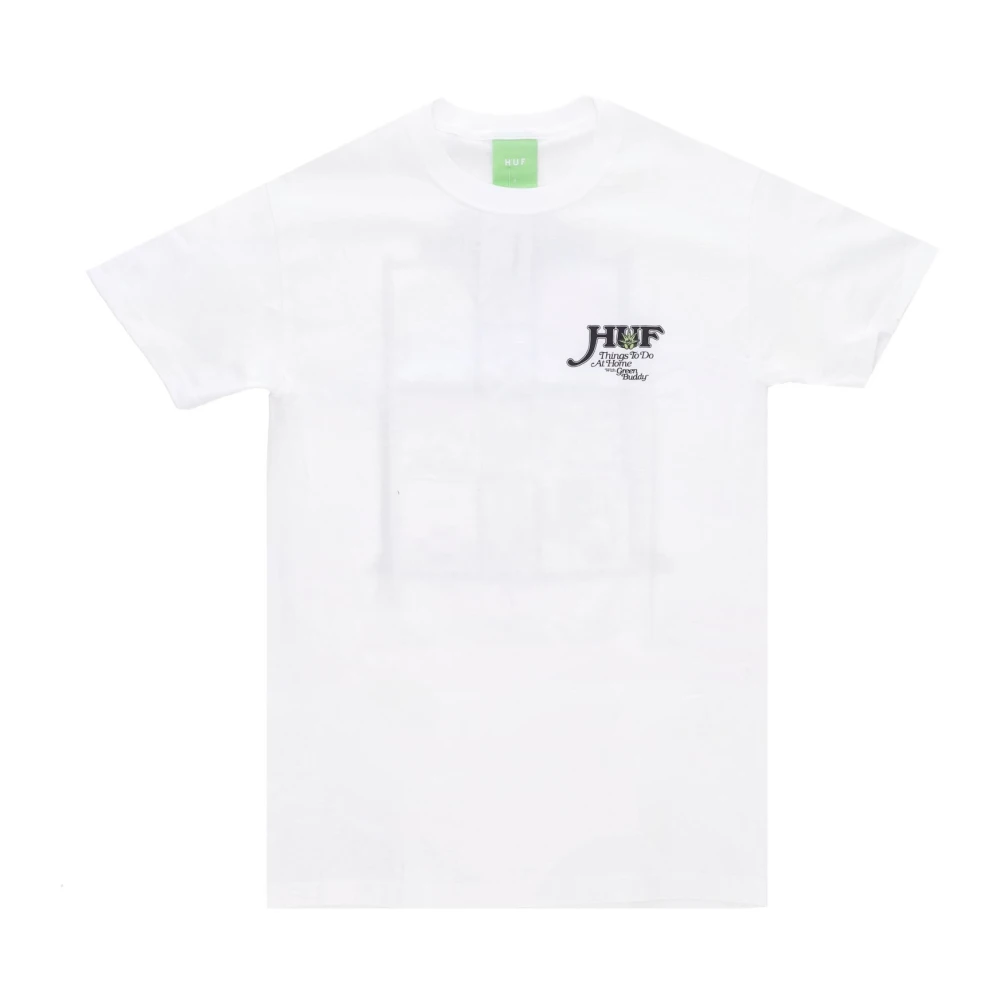 HUF Mannen Thuis T-shirt White Heren