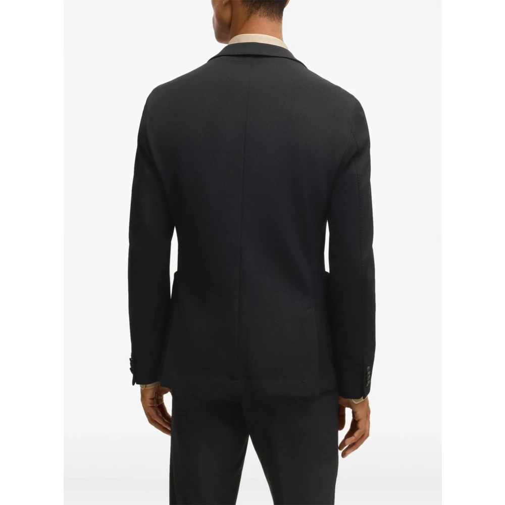 Hugo Boss Zwarte Jassen voor Mannen en Vrouwen Black Heren