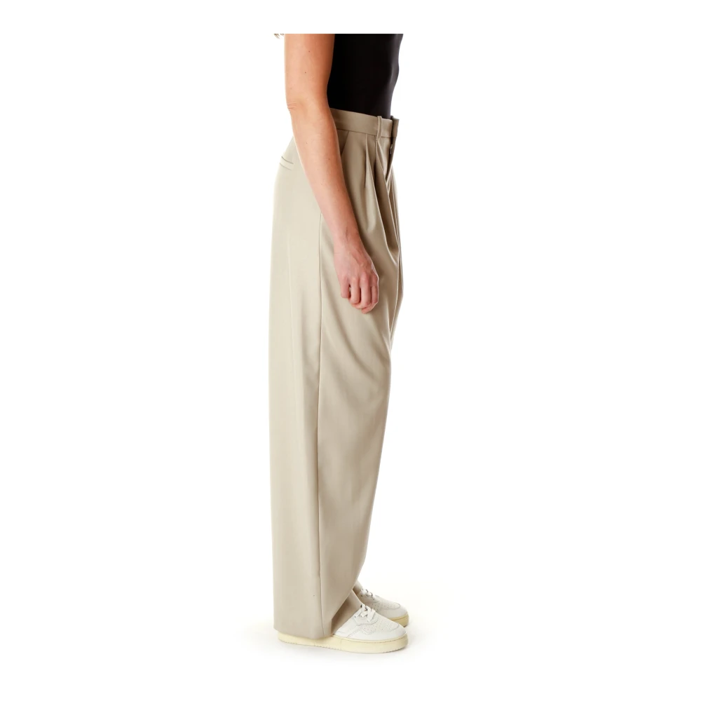drykorn Hoge Taille Plooi Broek Beige Dames