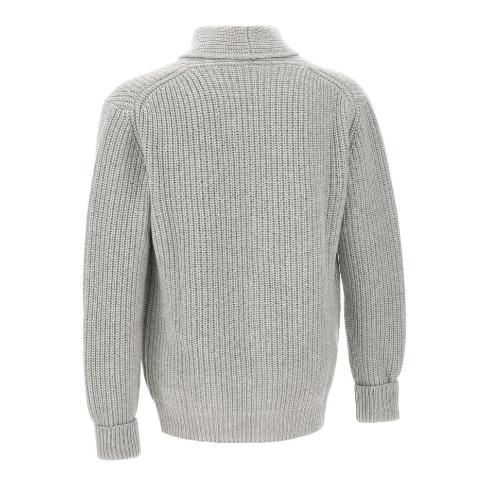Kangra Wol Kasjmier Vest Parel Grijs Gray Heren