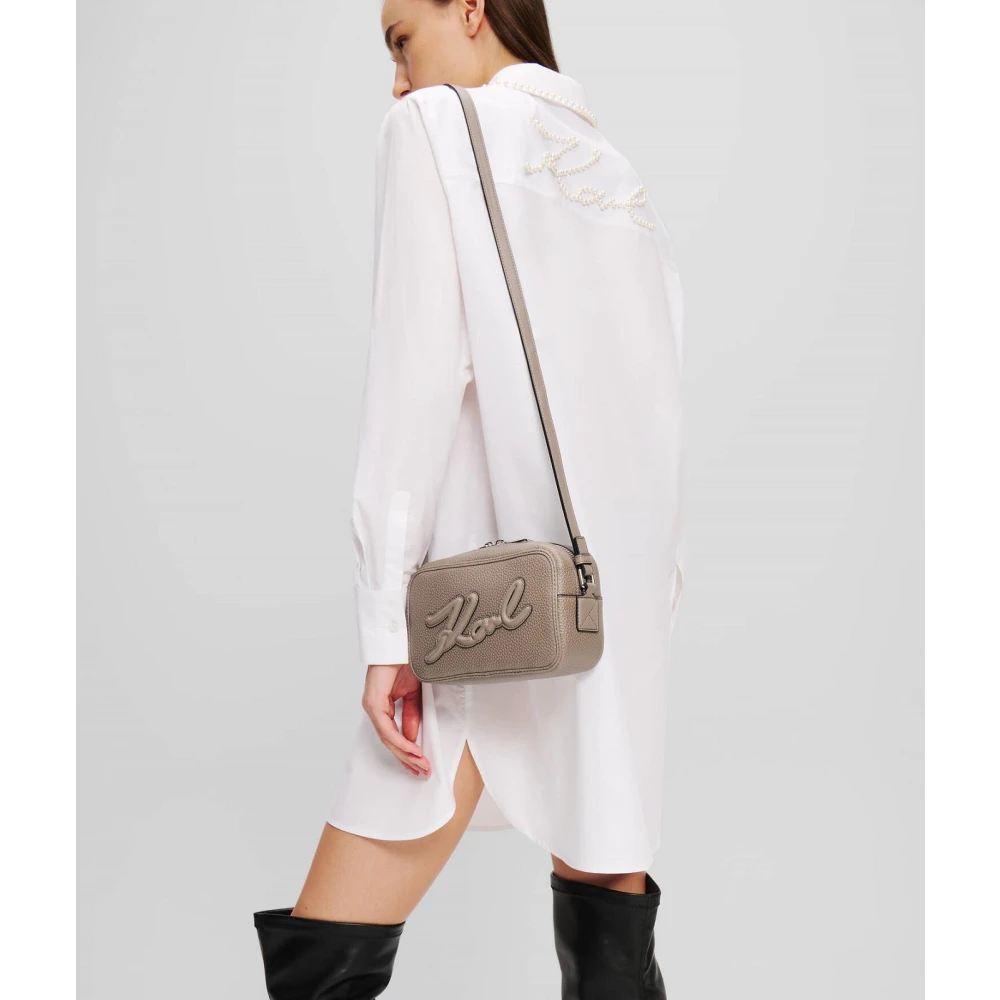 Karl Lagerfeld Crossbody Gray Dames