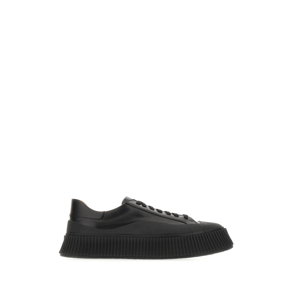 Jil Sander Herren Schwarz Schuhe, K, 40 Eugröße: