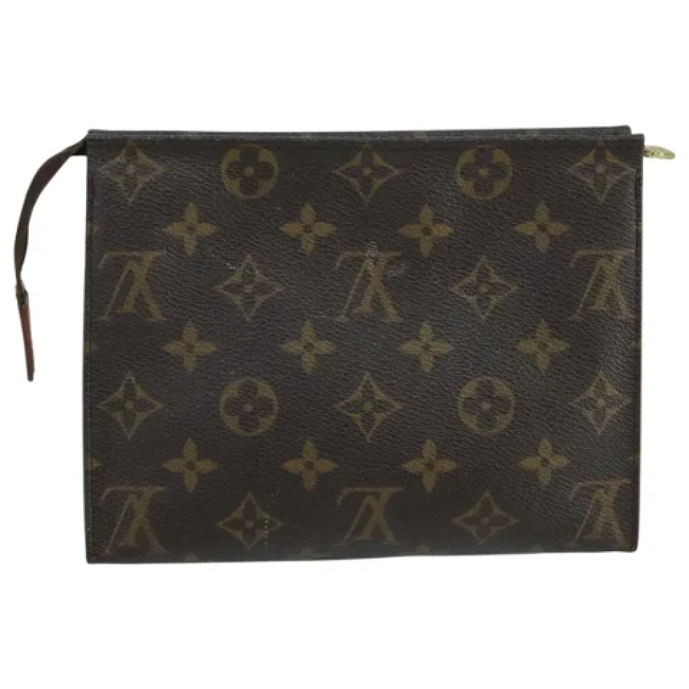 Louis Vuitton Vintage Pre-owned Canvas pouches Brown Dames
