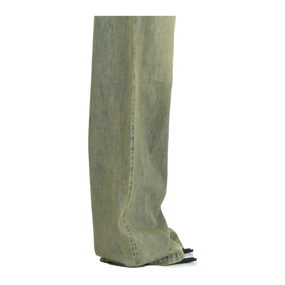 Entire Studios Denim Surface Wave Broek Blue Dames