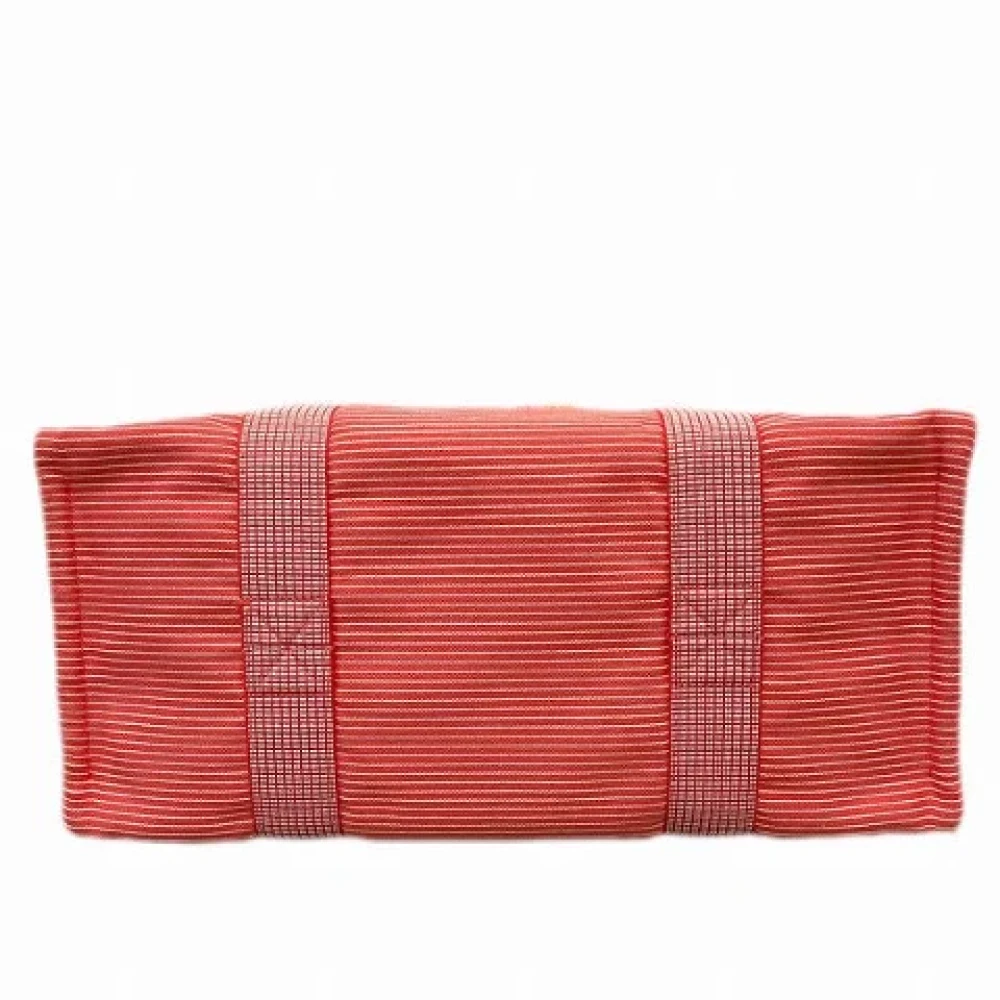Hermès Vintage Pre-owned Cotton totes Red Dames