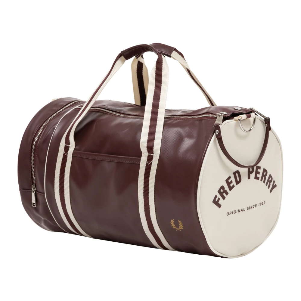 Fred Perry Verstelbare Gymtas met Afneembare Band Red Heren