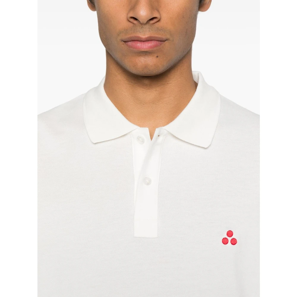Peuterey Witte Button-Up T-shirts en Polos White Heren