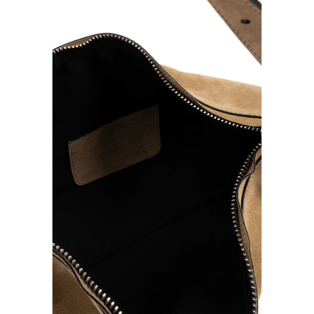 Moschino Suède schoudertas Beige Dames