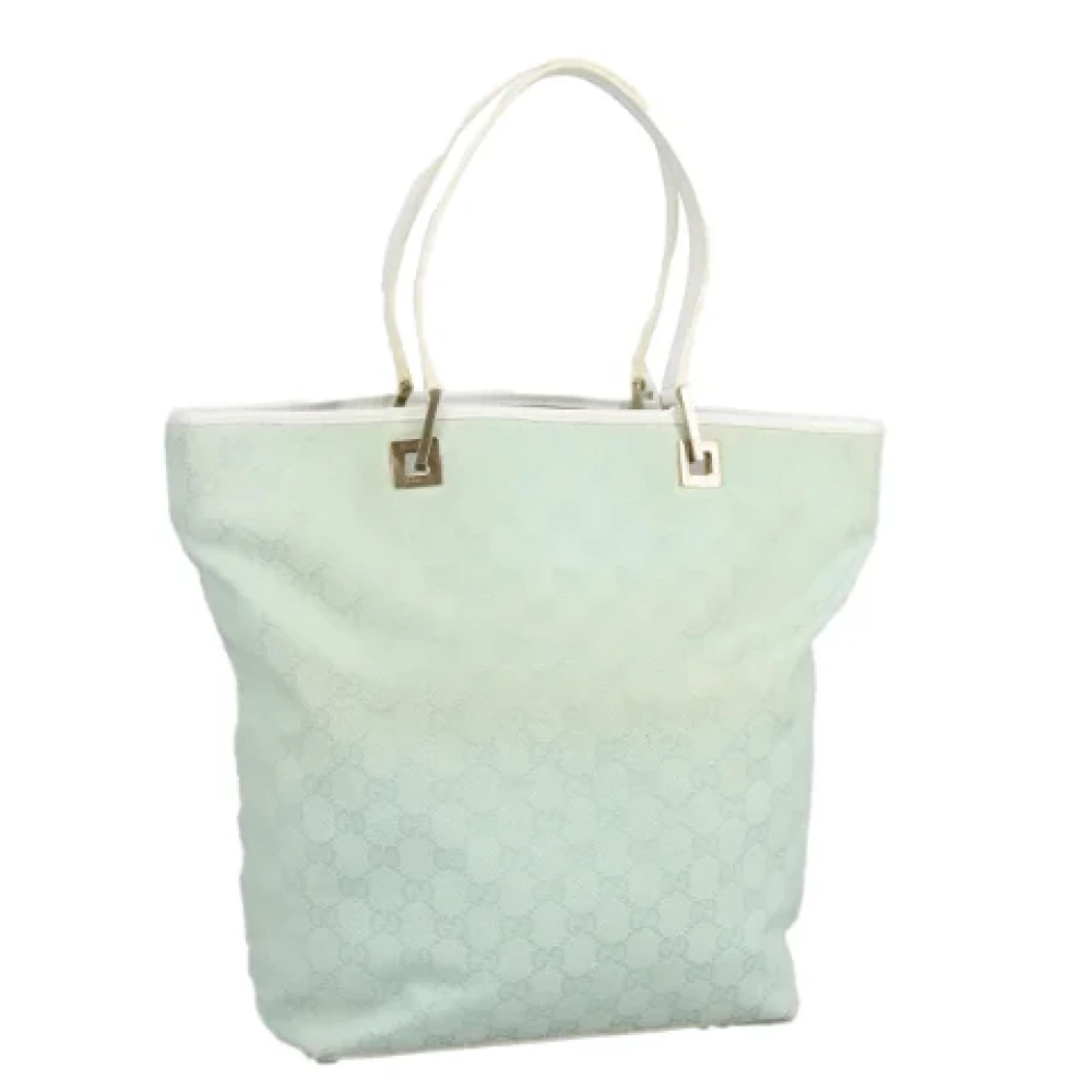 Gucci Vintage Pre-owned Canvas totes Blue Dames