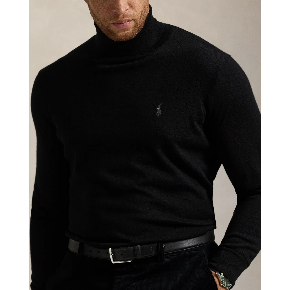 Polo Ralph Lauren Wollen coltrui Black Heren