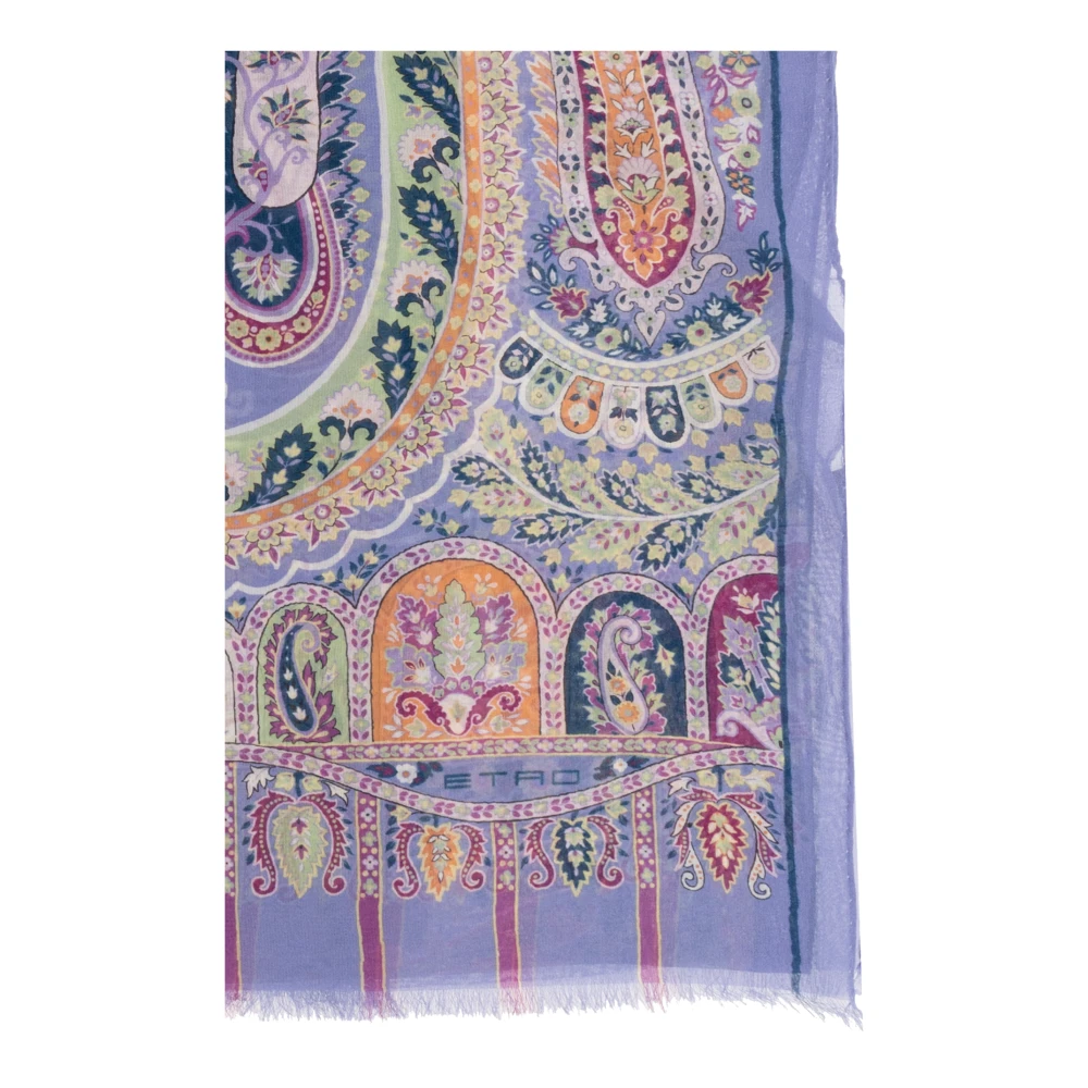 ETRO Zijden sjaal met print Multicolor Dames
