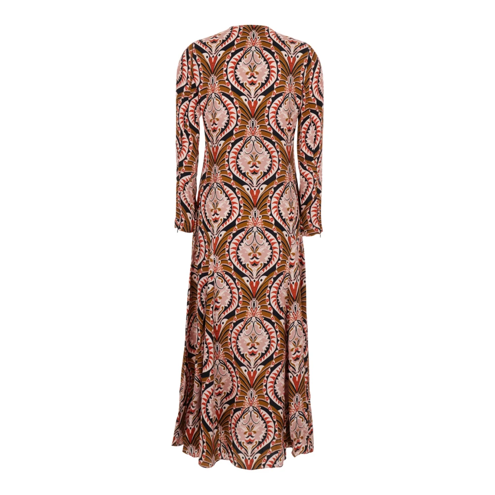 Farm Rio Bloemenprint Midi Jurk Multicolor Dames
