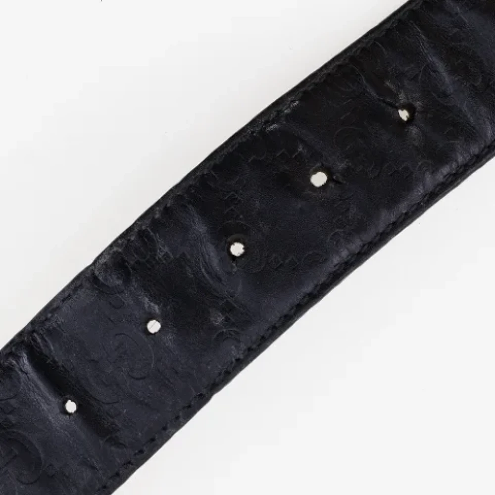 Gucci Vintage Pre-owned Leather belts Black Dames