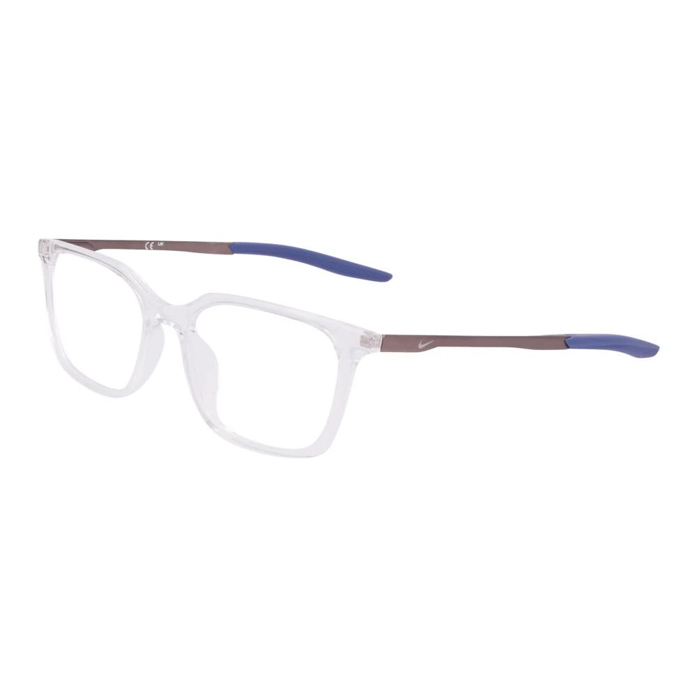 Nike Unisex Gray Glasses, 54 Mm, Crystal Eyewear Frames
