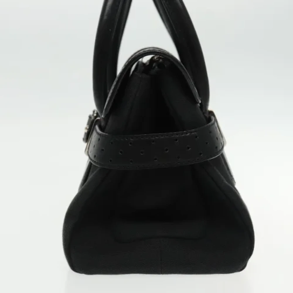 Gucci Vintage Pre-owned Leather handbags Black Dames