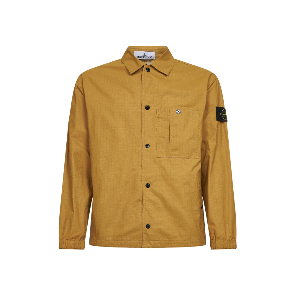 Stone Island Men's Yellow Light Jacket - Light Jackets - L - Jackets