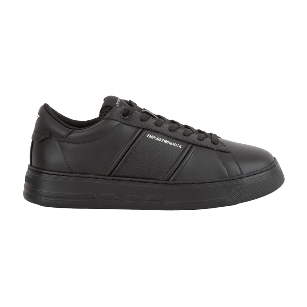 Emporio Armani Men's Black Sneaker Shoes - Sneakers - 6 Uk - Shoes