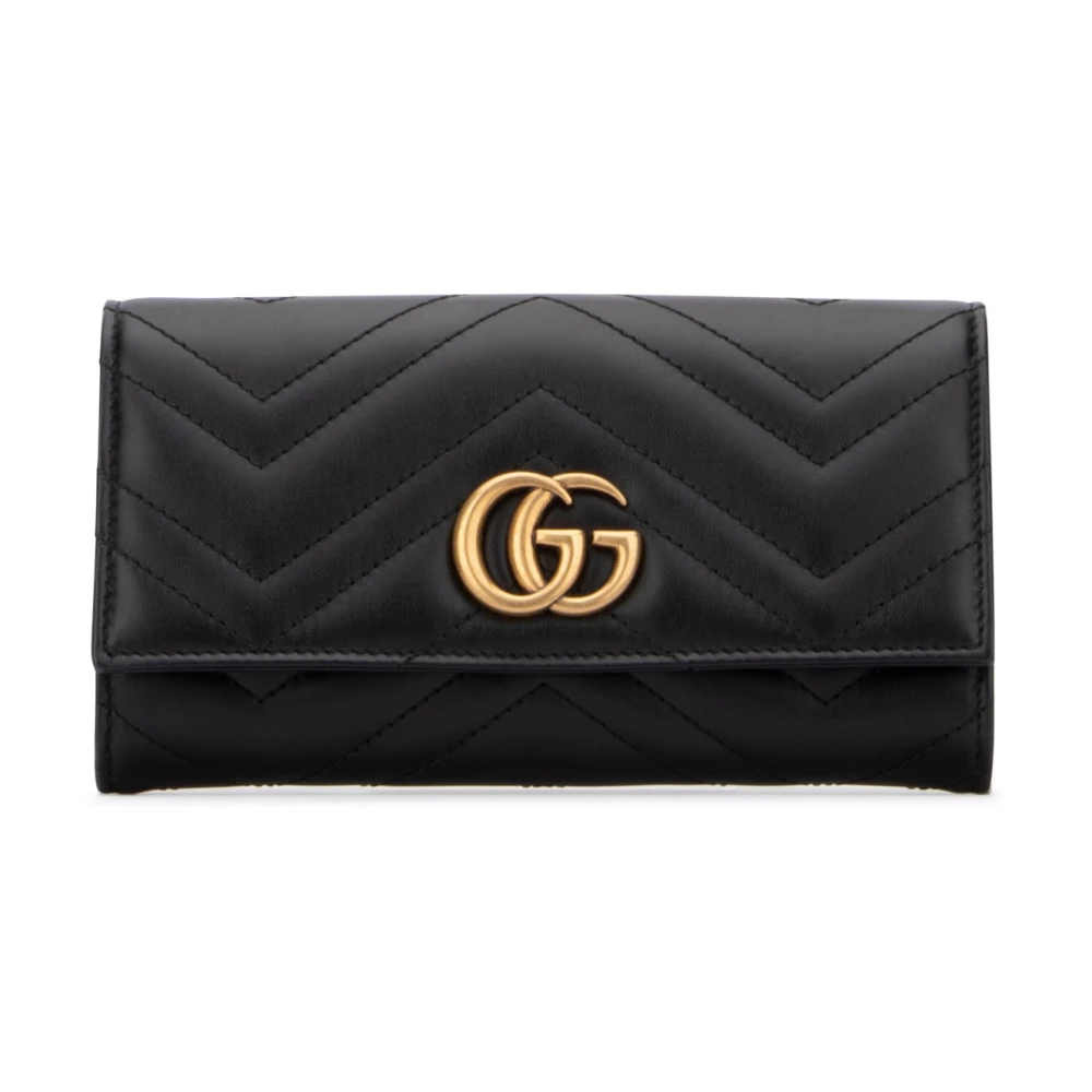 Gucci Stijlvolle Portemonnee voor Dagelijks Gebruik Black Dames
