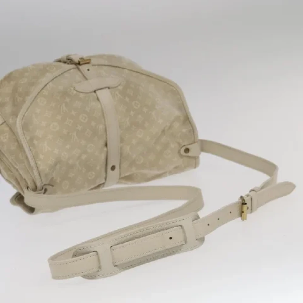 Louis Vuitton Vintage Pre-owned Canvas shoulder-bags Beige Dames