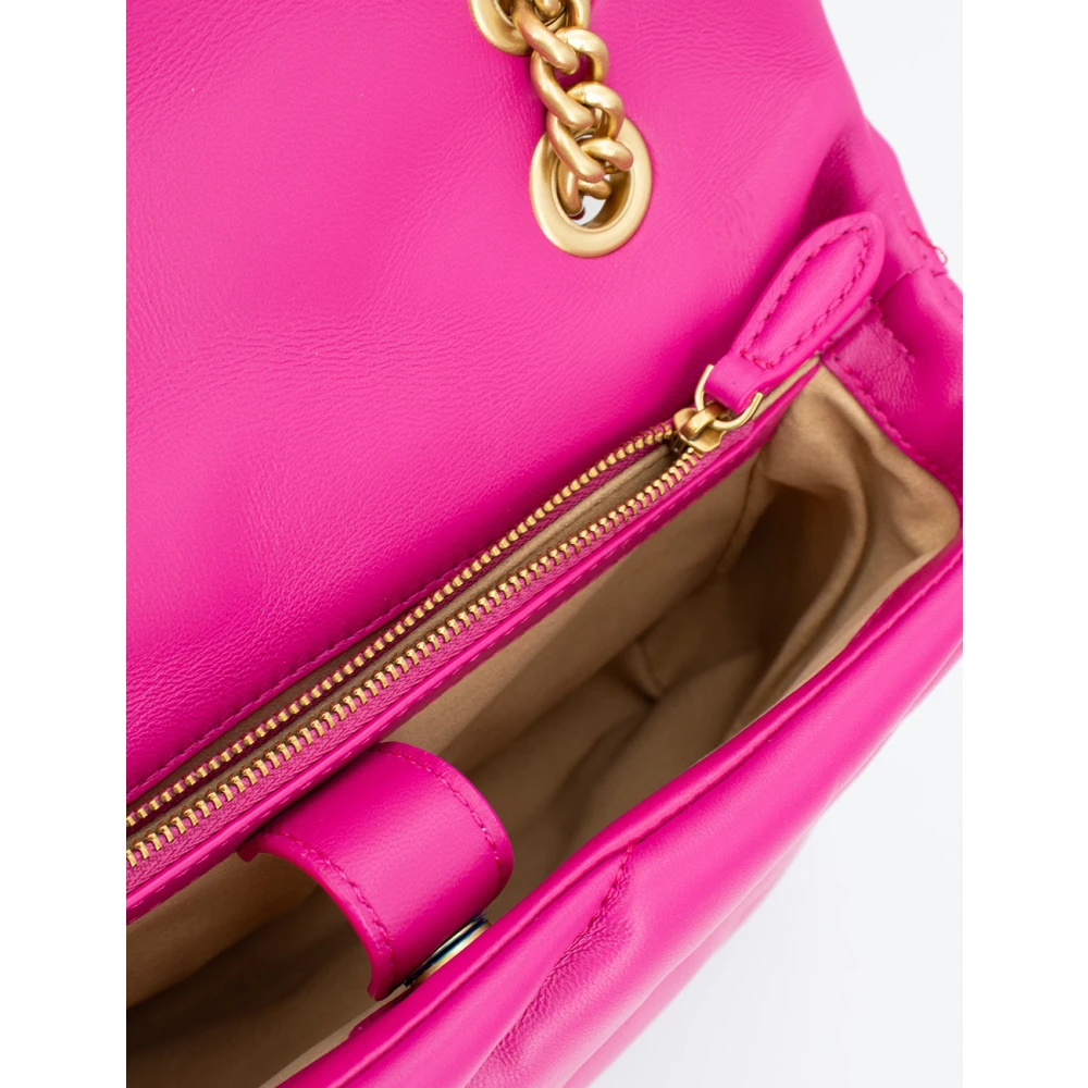 pinko Klassieke Love Bag Puff Pink Dames