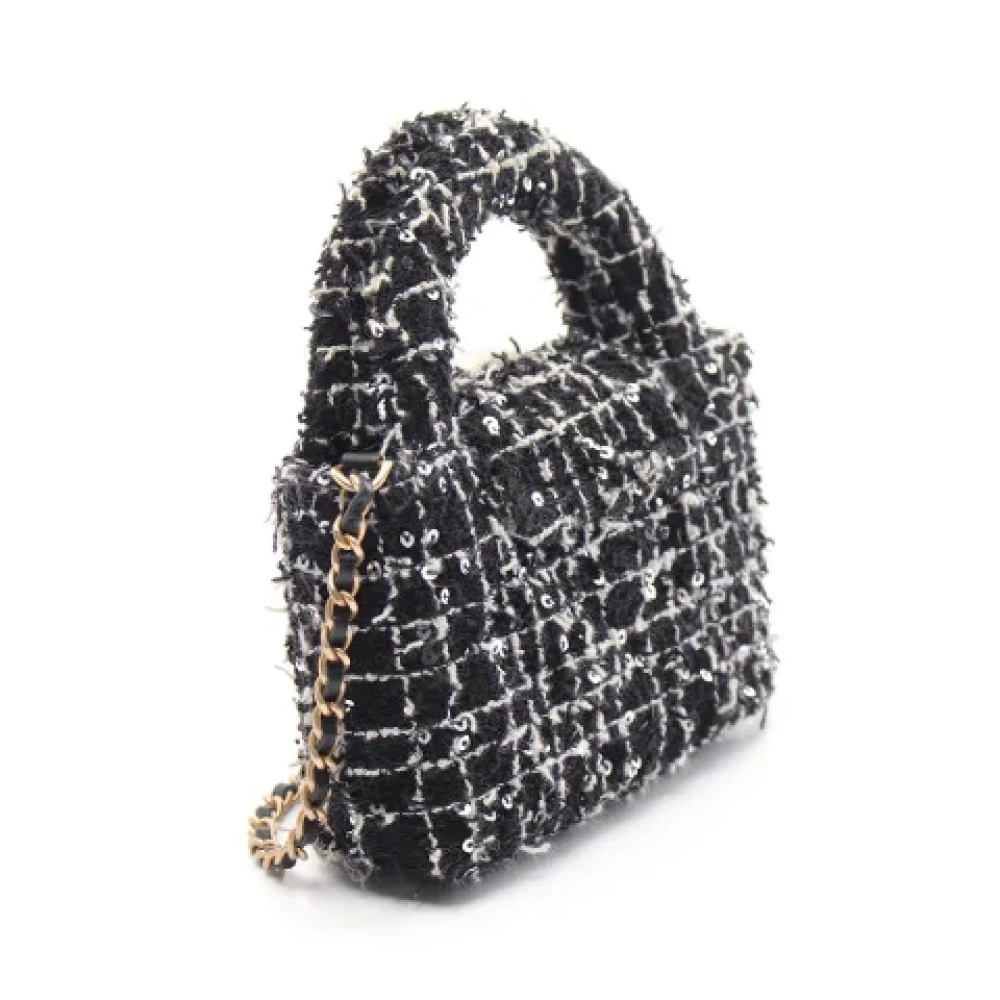 Chanel Vintage Pre-owned Fabric chanel-bags Black Dames