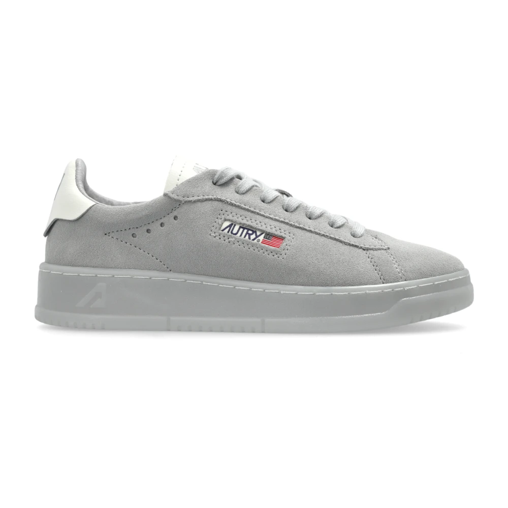 Autry Women's Gray Sneakers, 4 Uk, Dallas Low Trainers