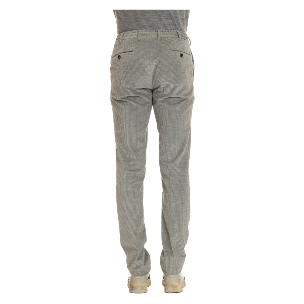PT Torino Fluwelen Bicolor Joggerbroek Gray Heren