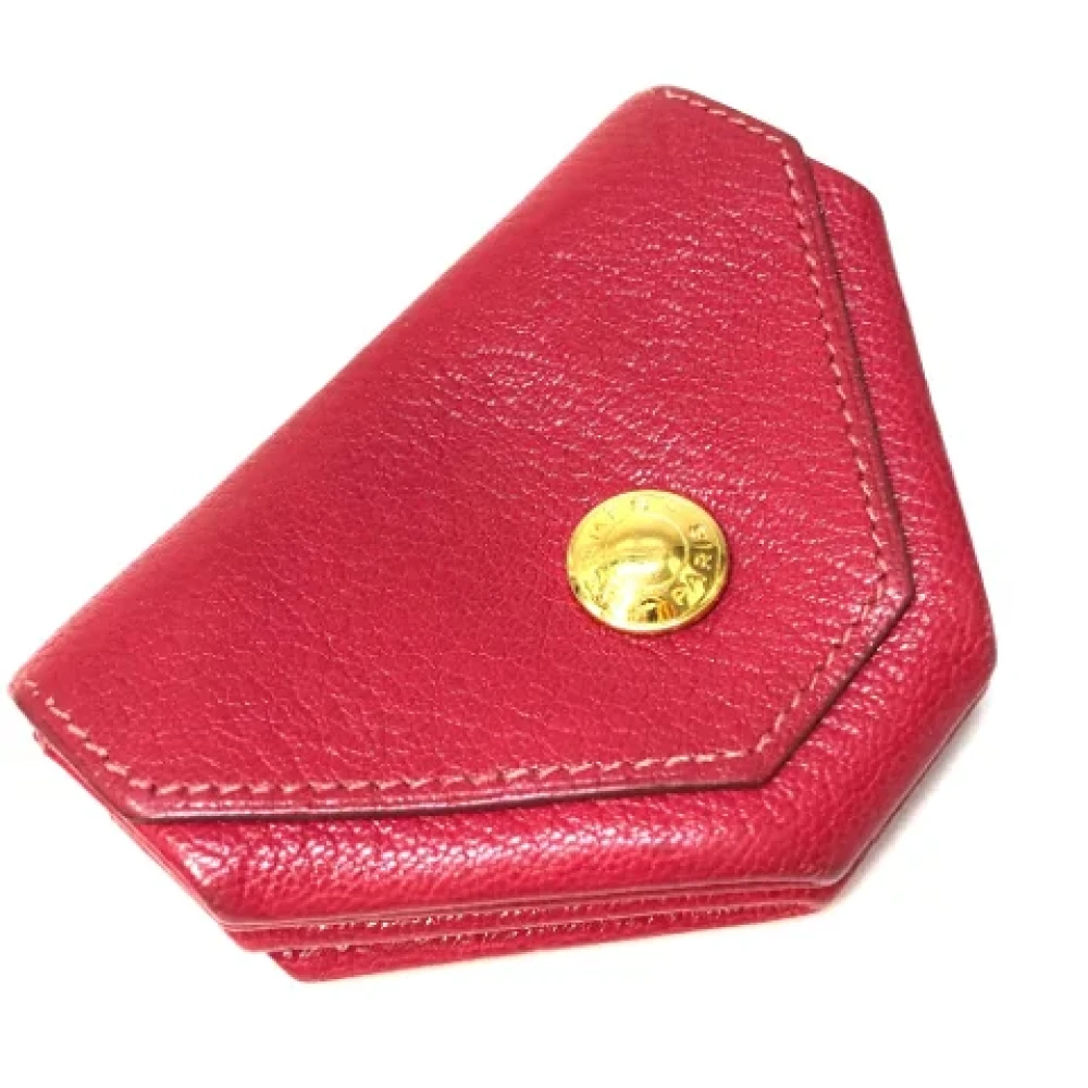 Hermès Vintage Pre-owned Leather wallets Pink Dames