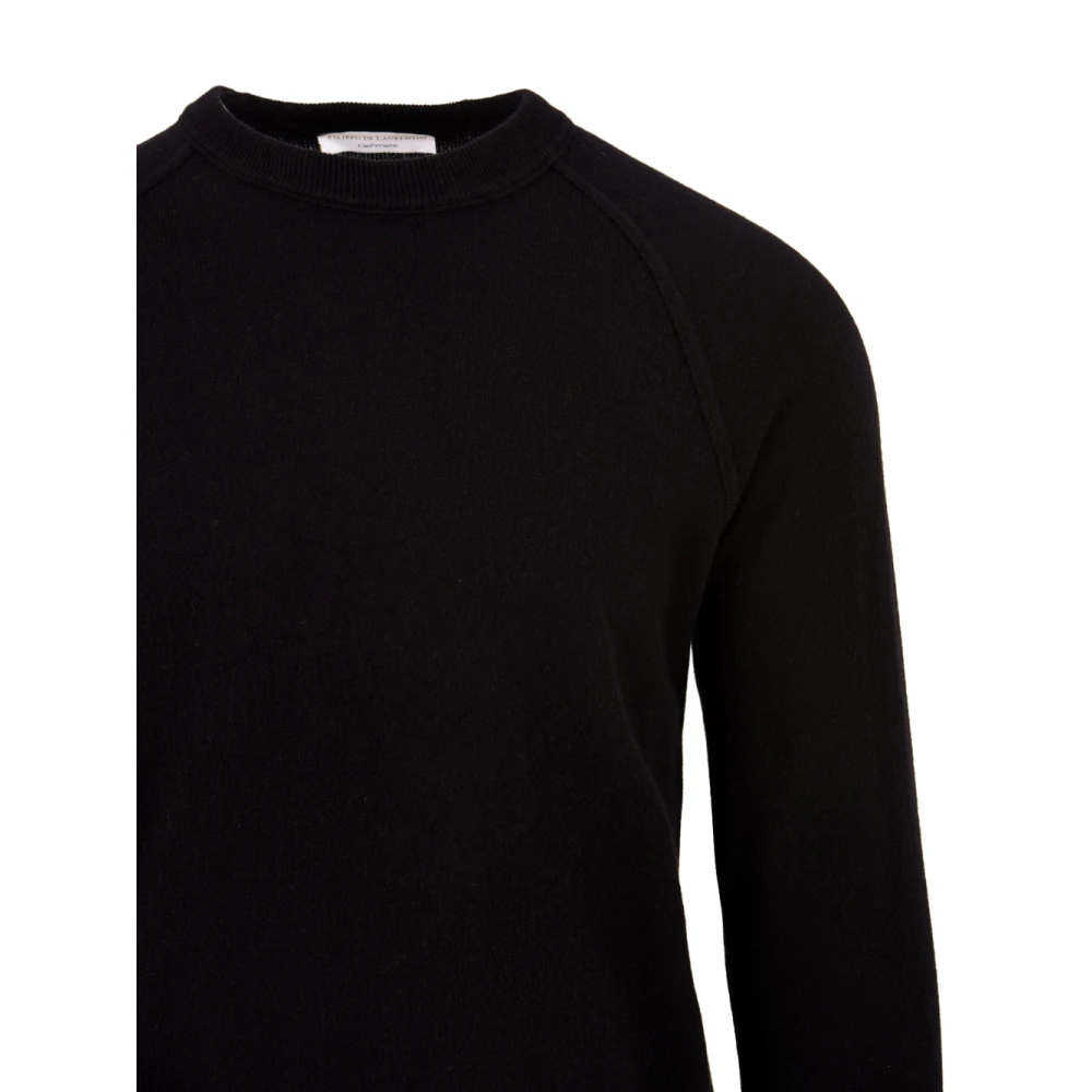 Filippo De Laurentiis Zwarte Heren Trui Y24195 002 Black Heren