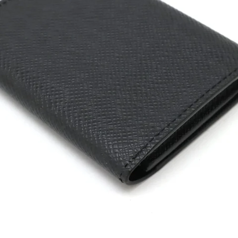 Louis Vuitton Vintage Pre-owned Leather wallets Black Heren