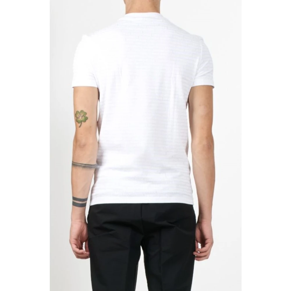 Dsquared2 Heren Ronde Hals T-Shirt White Heren