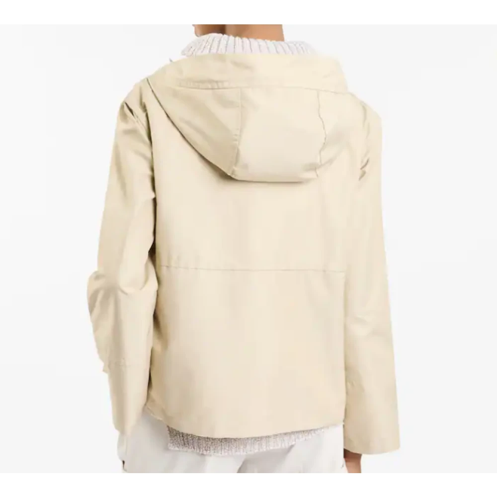 Fay Parka met capuchon en A-lijn Beige Heren
