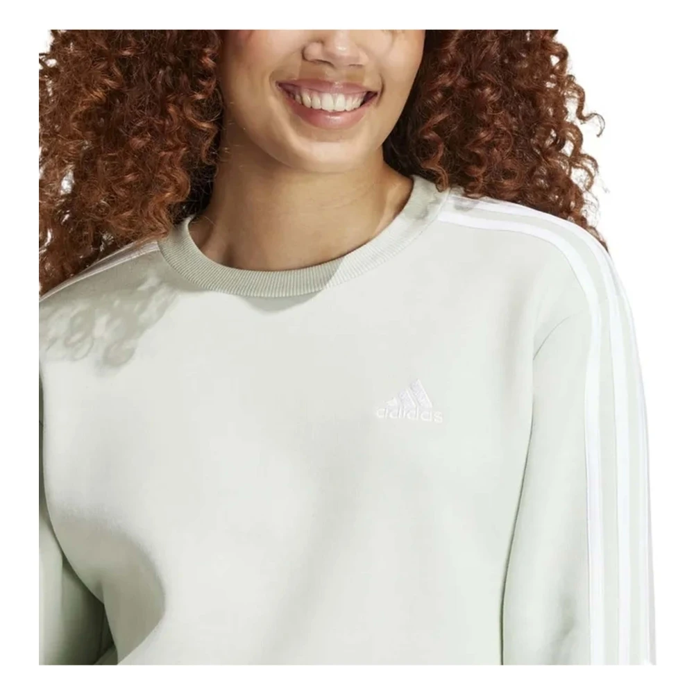 Adidas Essentials 3-Stripes Hoodie Green Dames