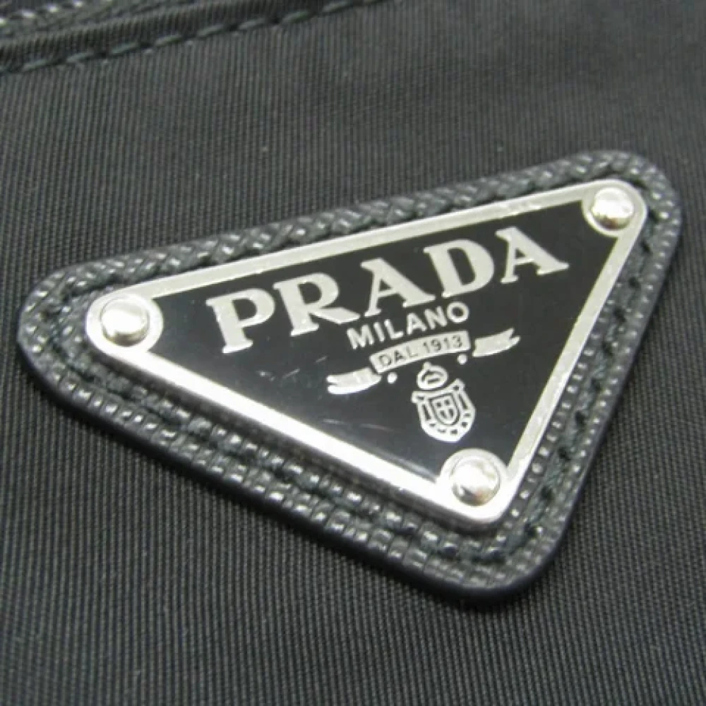 Prada Vintage Pre-owned Leather prada-bags Black Dames