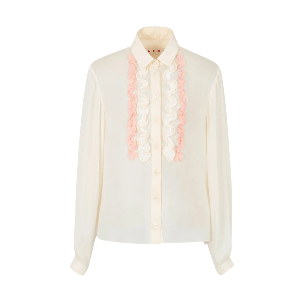 Marni Damen Weiß Blusen & Hemden, Lgröße: